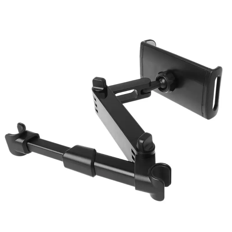 4-12 Inch Car Mobile Phone Holder Foldable Tablet Stand Back Seat Headrest Mount Bracket