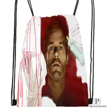 Пользовательские dexter_seas_5 походная сумка на шнурке милый рюкзак для детей(черная спинка) 31x40 см#2018611-2(2