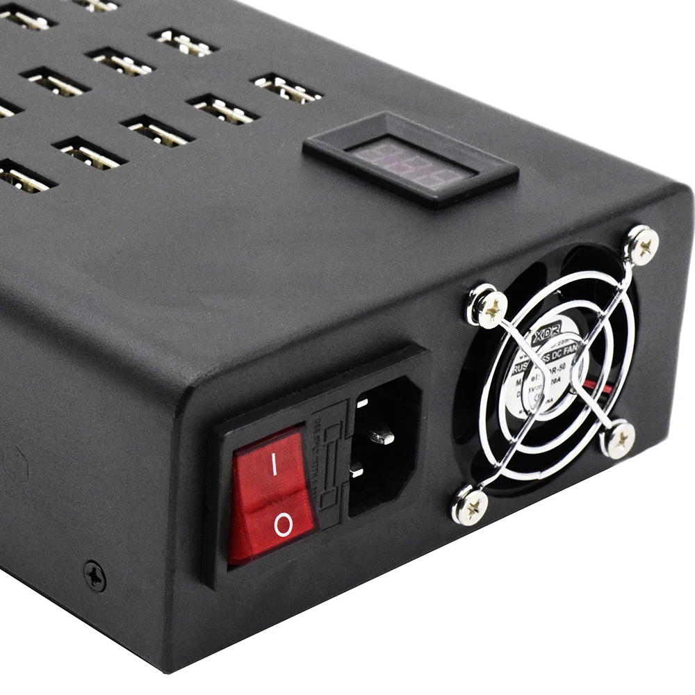 300 Вт 30 портов зарядная станция для нескольких устройств USB настольное умное