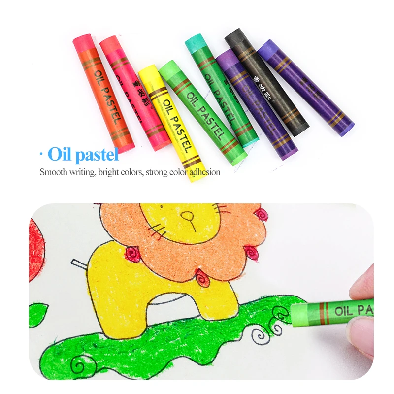 Ensemble de dessin avec marqueur pour enfant, livre de coloriage, peinture  aquarelle, pinceau, crayon de couleur, fournitures artistiques  professionnelles, 50/59/65/66 pièces - AliExpress