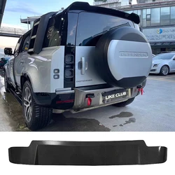New design For LAND ROVER DEFEND 2020 2021 spoiler high quality ABS materail Rear Roof Defender Spoiler Trunk Boot Lip tail Wing