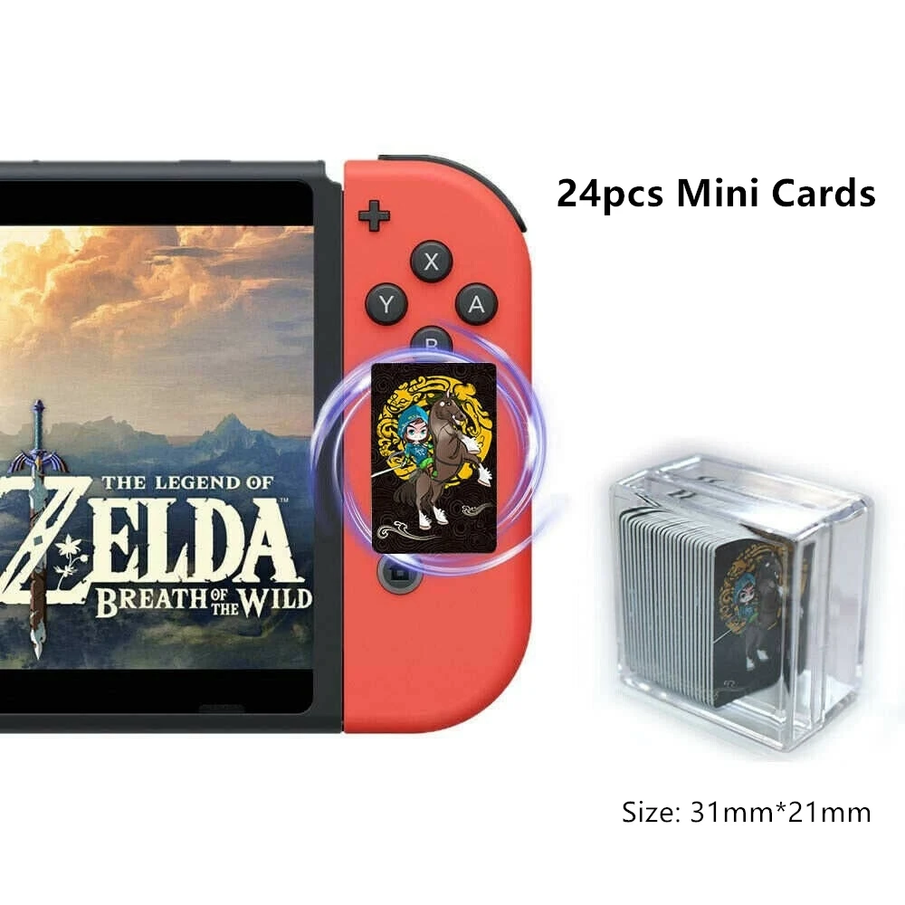 24 шт. zelda мини небольшой карты легенда о Зельде дыхание дикой природы сбора данных