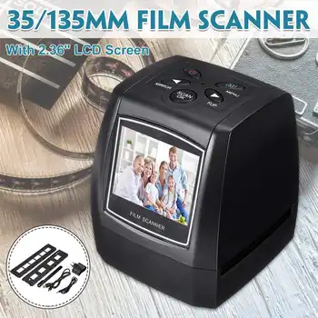 

35mm/135mm Negative Film Barcode Scanner Slide Film Converter Protable Photo Digital Image Viewer with 2.36 Inch LCD Screen