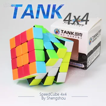 

Shengshou Tank 4x4 Cube Speed Magic Stickerless Forsted Surface 4x4x4 Puzzle Cubo Magico Education Toys For Children
