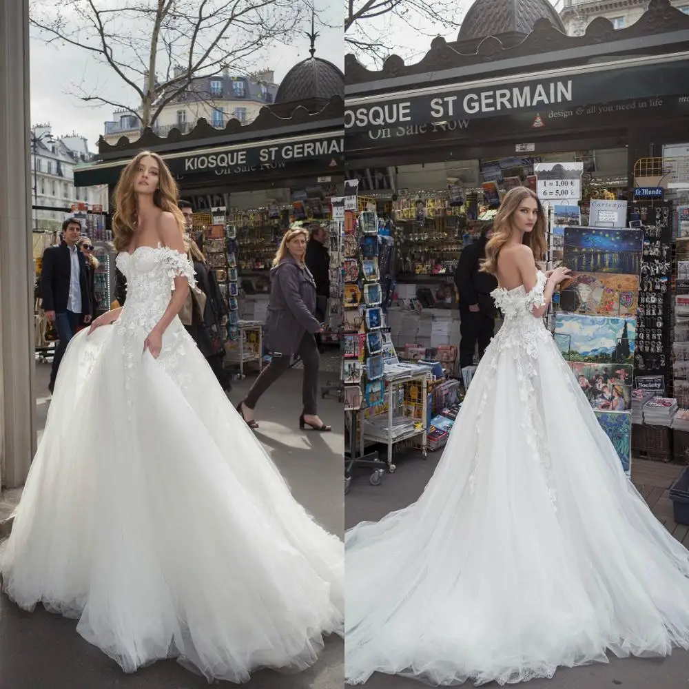 2020 свадебное платье es с открытыми плечами кружева аппликация Богемские свадебные одежды Иллюзия Бохо сексуальное свадебное платье с