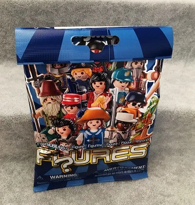 S16 7,5 см Высокое качество оригинальной Playmobil Слепой Мешок для девочек и мальчиков Полли Карманный строительный блок - Цвет: S16 boy random