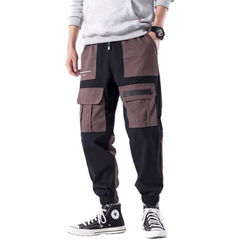 

FAVOCENT Men's Harem Pants 2019 Autumn Fashion Cotton Casual Trousers Male Streetwear Joggers Cargo Pant Oversize Men Clothing