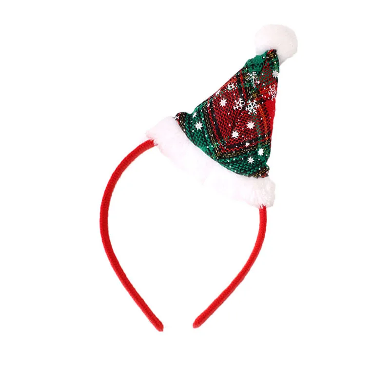 Cute Christmas Headband Headpiece Christmas Accessories Serves Head Santa Headband Children Hairband Xmas Party Decor Props hair headband hair accessories