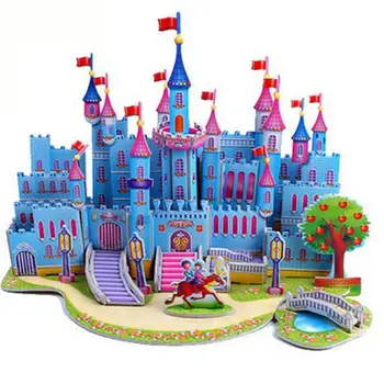 

Kuulee 3D Construction Pattern Puzzle Jigsaw Early Learning Toy for Baby Kid High Quality Child Interesting Toys