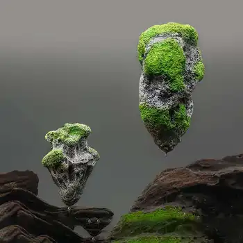 

1pcs Floating Rock Suspended Artificial Stone Fish Tank Decoration Aquarium Decor Floating Pumice Flying Rock Ornament pet home