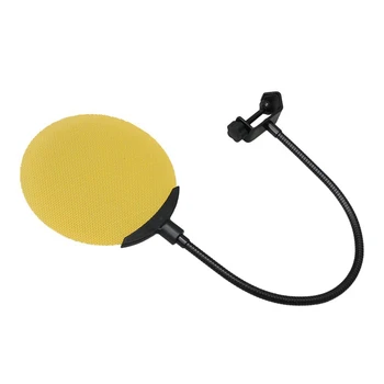 

13.6cm Dia Microphone Filter Screen Stand Clip for Recording Microphone