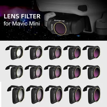 

Sunnylife for Mavic Mini Camera Lens Filters UV CPL ND4 NDPL Professional Filter for DJI Mavic Mini Quadcopter Drone Accessories