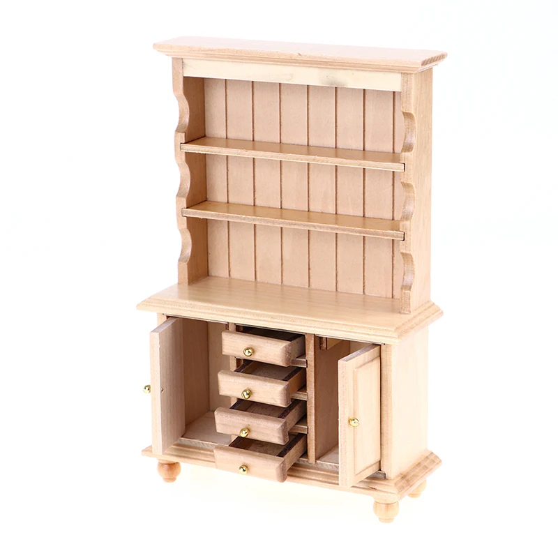 アンティーク　ドイツ　ドールハウス　キャビネット　食器棚　木製　ミニチュア家具 アンティーク ドールキャビネット | フランス 木製ドール