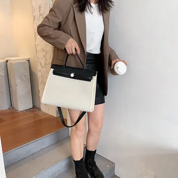 

2020 new large-capacity large bag female fashion simple handbag single shoulder messenger bag high-quality female bag