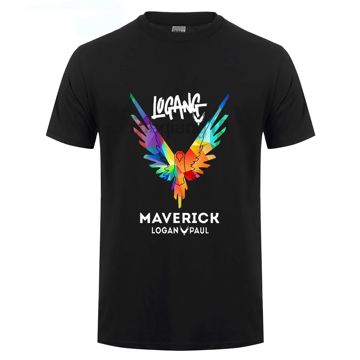 Новинка 2018 модная мужская черная футболка с логотипом Maverick Bird Logan Paul | Мужская
