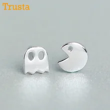 Trusta новые женские модные 925 пробы серебряные модные крошечные милые серьги-гвоздики подарок для девочек DS169