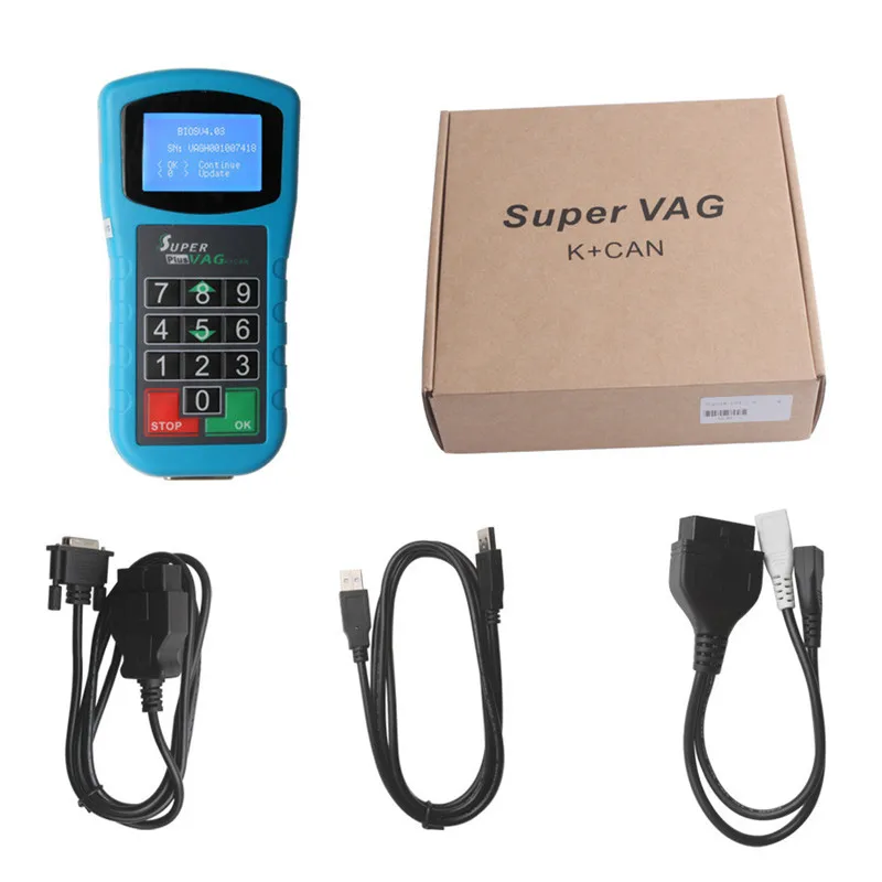 Новинка 2020 Супер VAG K + Can Plus 2 0 Super vag kcan CAN ключевой программатор сброс подушки