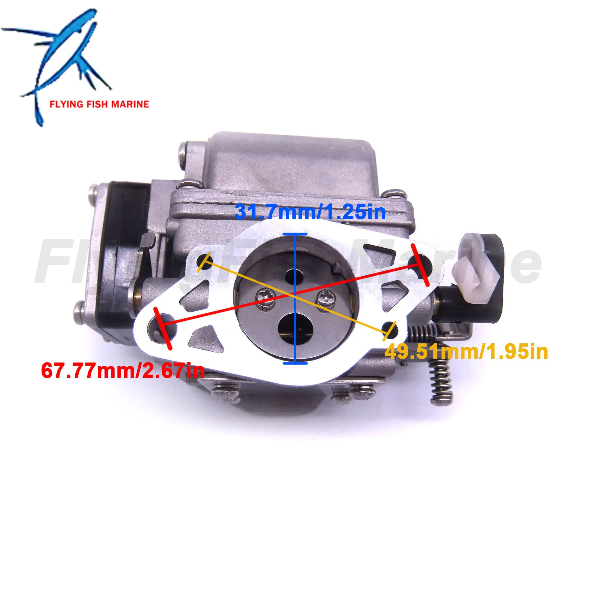 6B4-14301-00 Карбюратор Carb в сборе для Yamaha лодочный мотор 9.9HP 15HP 15D E15DMH-S