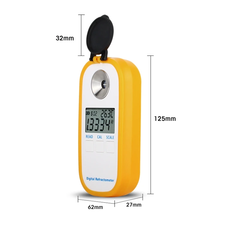 Description Picture 6 of itemDR605 Refractometer Automotive Antifreeze Ethylene Propylene Glycol -2 Freezing Cleaner Car Battery Urea Refractometers Box