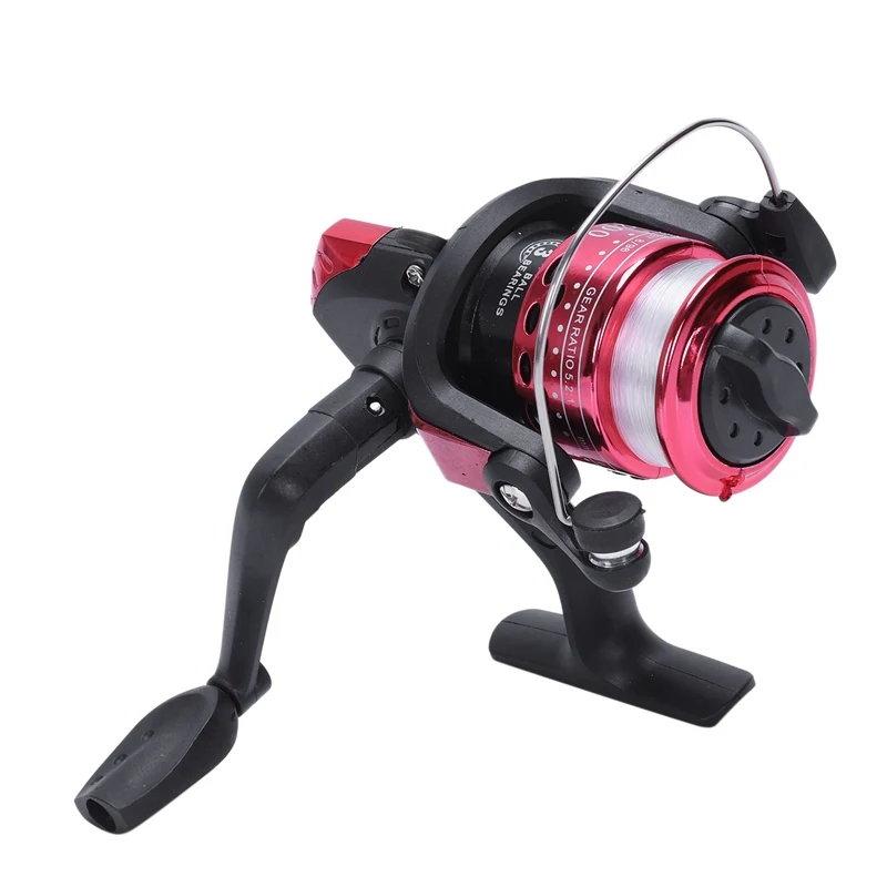 

Electroplating Fishing Reel Gear Ratio 5.1: 1 Spinning Reel With Fishing Line Hot New Style
