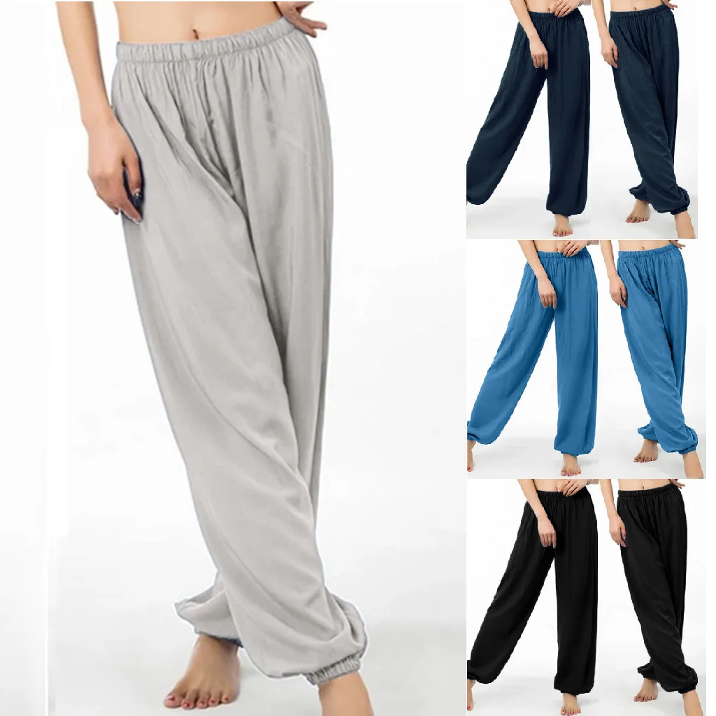

New Fashion Women's Casual Sports Pocket Loose Pants Ladies Loose Pants Harem Pants Wholesale Free Ship брюки женские Z4
