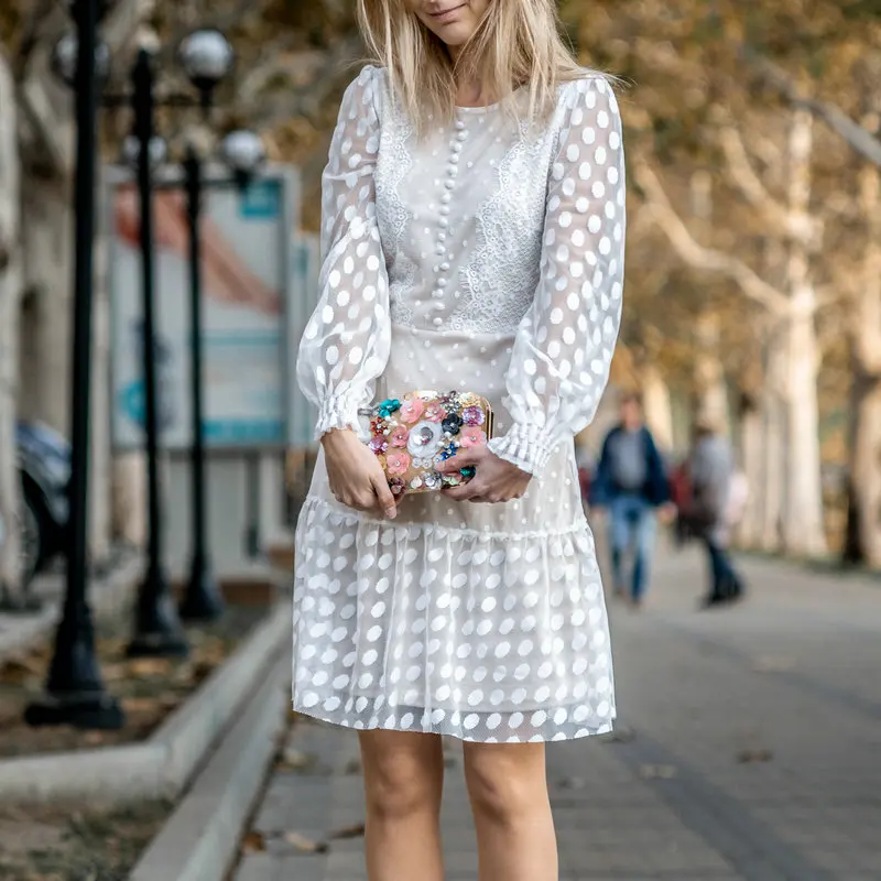 Günstig Boutique De FGG Prominente Frauen Blume Abend Taschen Hochzeit Party Braut Perlen Geldbörse Kristall Kupplung Handtasche Bolso Fiesta Mujer