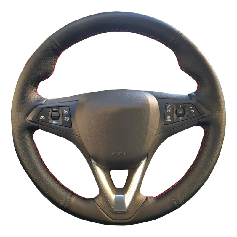 Чехол рулевого колеса автомобиля для Opel Astra (K) Corsa (E) CrosslandX GrandlandX Insignia