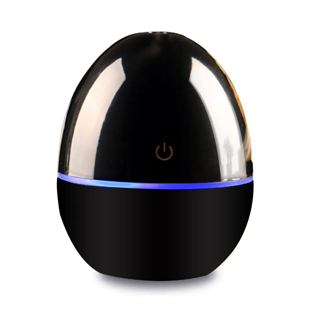 Car Humidifier Car Air Purifier Mini Humidifier Ultrasonic Portable Fashion Useful ABS LED Lights Touch Switch Egg Shape