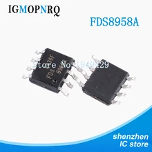 10 PIÈCES FDS8958A SOP8 FDS8958 8958A MOSFET SO8 COMP N-P-CH T/R nouveau