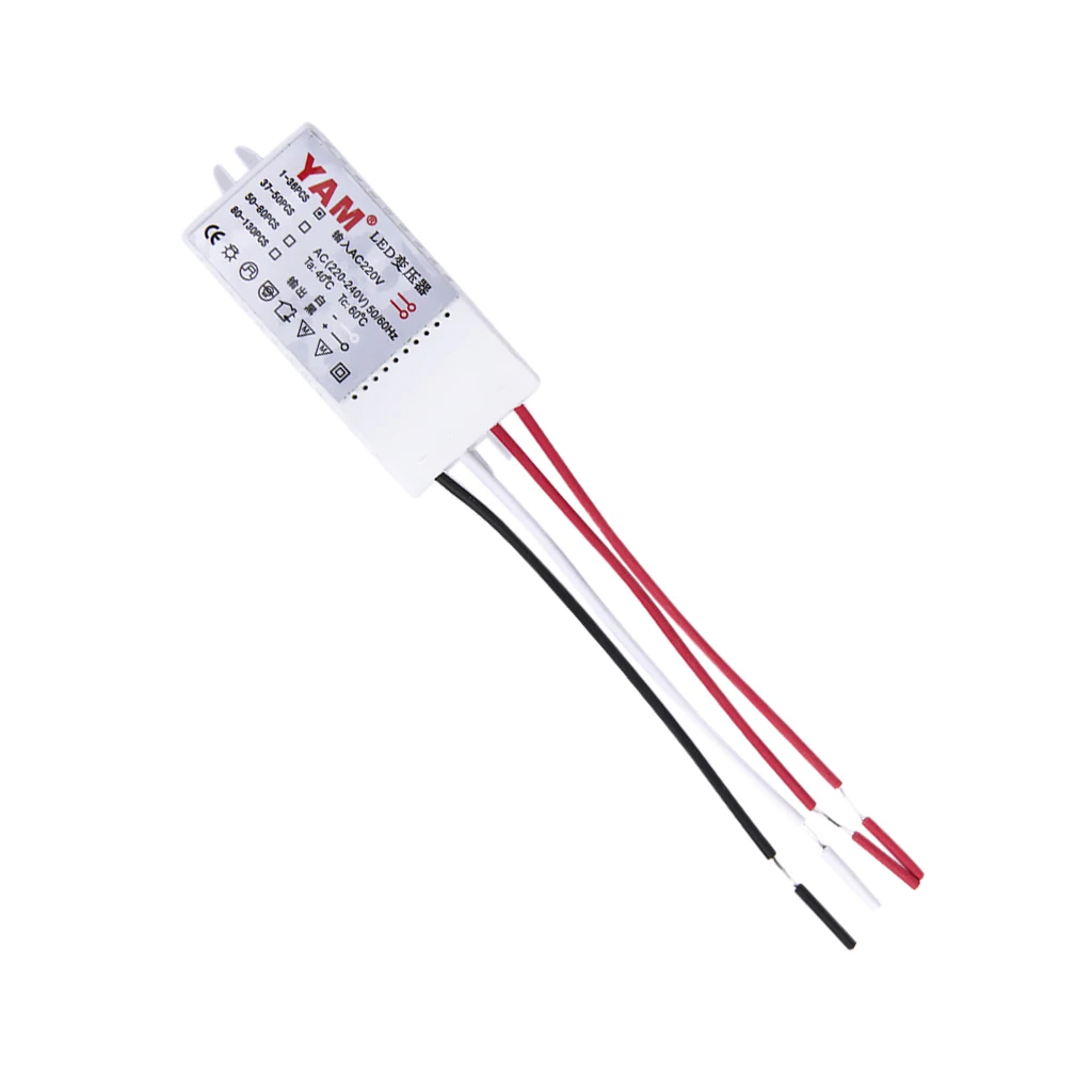 LED Bulb Transformer Power Supply Driver Input AC 220V 50 / 60Hz Output 3V