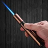 New Pen Spray Gun Torch Lighter Metal Jet Butane Gas Pipe Kitchen Welding Lighter Turbo Windproof Cigar Lighter Gadgets For Men ► Photo 1/6
