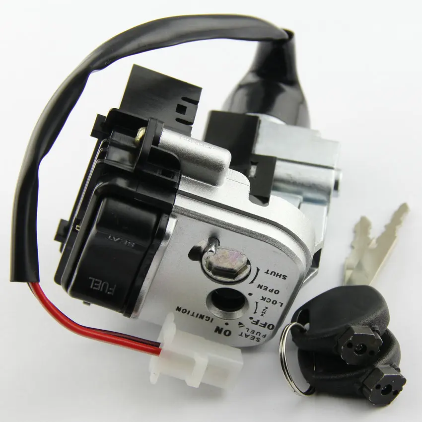 

Motorcycle Ignition Switch Kit Assembly Fuel Gas Cap Tank Cover With 2 Keys For Honda PCX125 2012-2013 PCX150 2013 35010-KWN-710