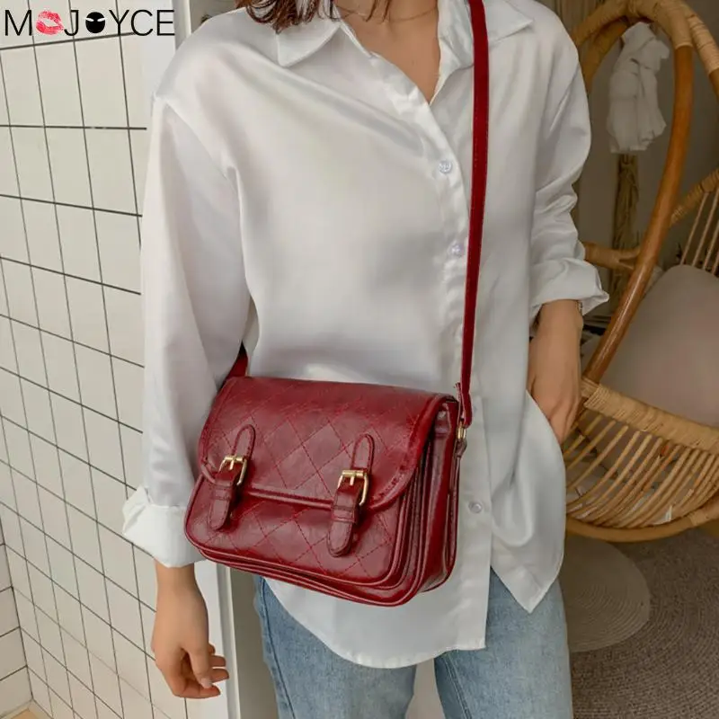 Лидер продаж, винтажные сумки через плечо bolsa feminina, женские сумки через плечо, кожаные одноцветные сумки-мессенджеры, сумки