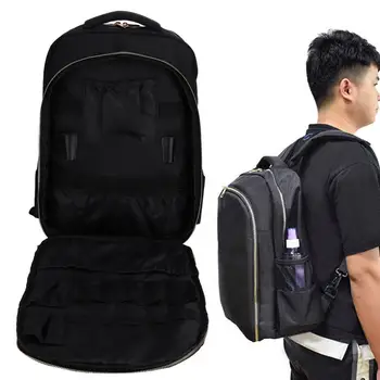 

Hairdressing Supplies Hairdressing Tool Storage Backpack Barber Styling Tools Outdoor Travel Shoulders Bag Hair Diffuser