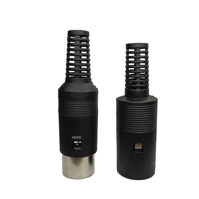 3 pcs/lot 3/4/5/6/7/8 Pin JR3970 DIN S-Type Male And Female Power Plug Connectors Cold Pressure Jack Solderless Plastic Keyboard