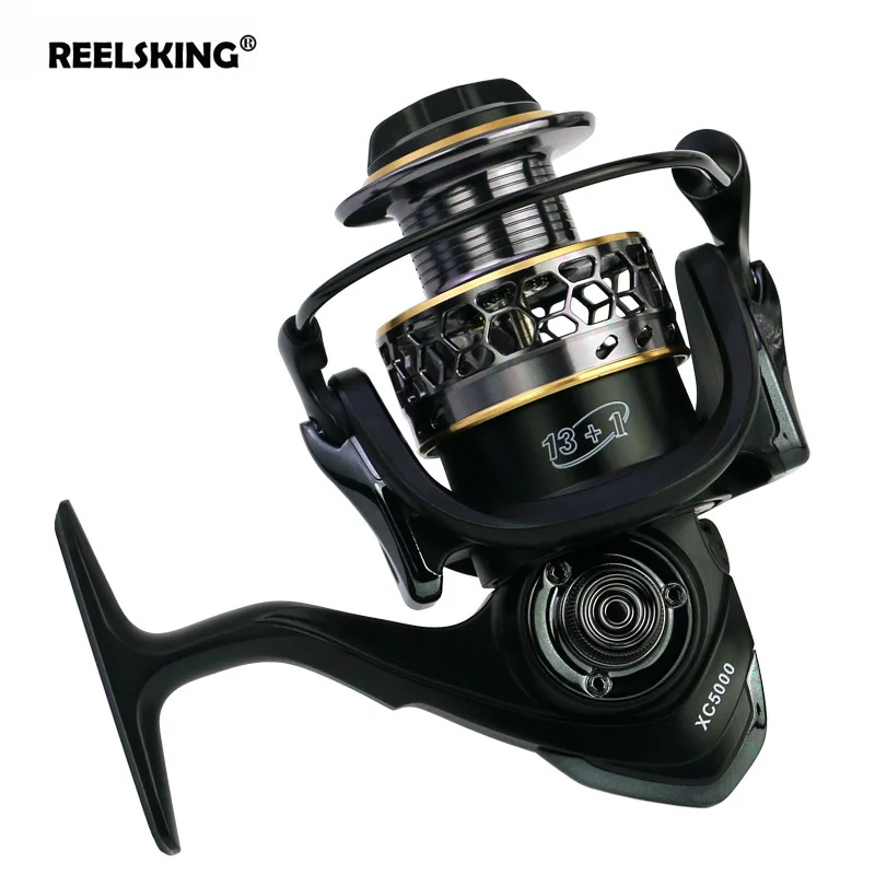 REELSKING XC 1000-7000 Рыболовная катушка Эва ручка металлическая для ловли карпа литье