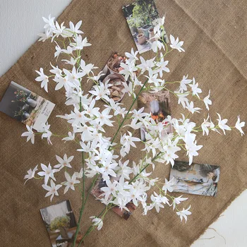 

10set/Lot Artificial Flowers For Home Autumn Decoration Fake Dried Flowers Stamens High Quality In Batch Artificial Plant ZJH009