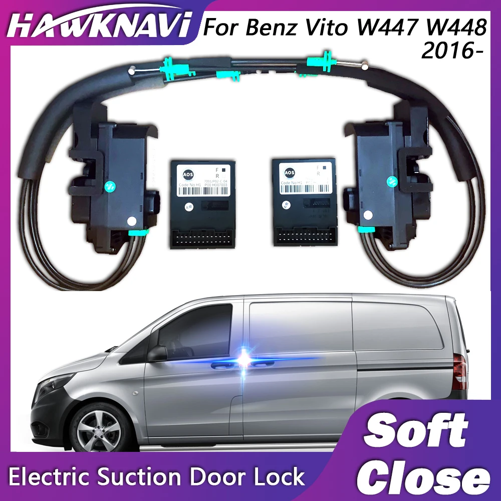 

Смарт-автомобиль электрический Suncion дверной замок для Mercedes Benz Viot 447 448 V класс с авто мягкий закрыть супер тихий анти-зажим