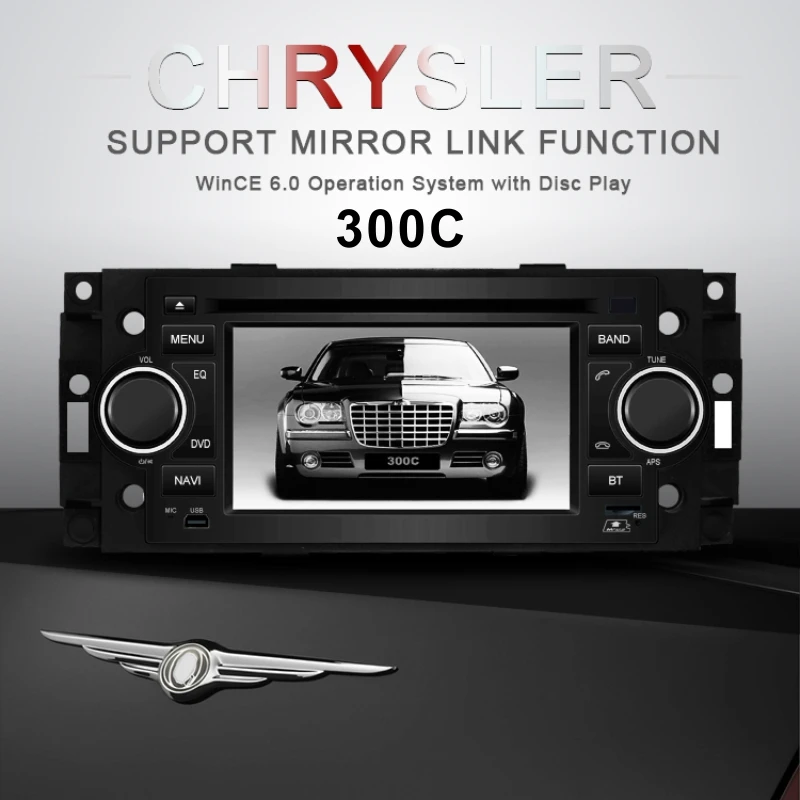 " автомобильный DVD Радио мультимедийный плеер для Chrysler 300C PT Cruiser Dodge джип RAM Grand Cherokee радио gps навигация Видео Аудио