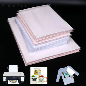 

Chzimade 10Pcs/set A4 Heat Transfer Sublimation Paper For DIY Painting Iron On Paper For Handmade Light Fabric Cloth Crafts