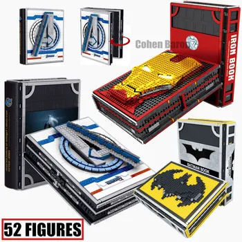 

New Moc Iron Man Collections Book Fit Lepinings Batman Building Blocks Bricks Figures Toys Sy1361 Christams Gift