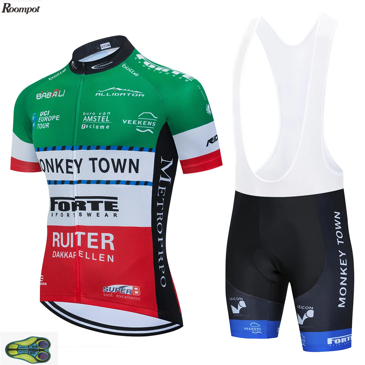 2020 команда Monkey Town PRO Велоспорт Джерси 20D велосипедные шорты Костюм MTB Ropa Ciclismo