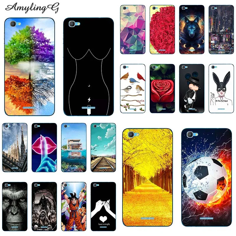 Чехол для телефона Disign Alcatel 3C 5026A 5026D 6 &quotс принтом 3 C Rose Coque животный чехол-крышка с