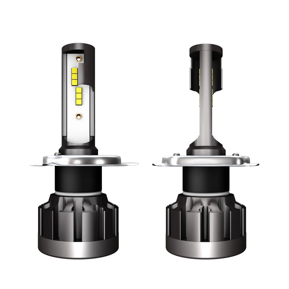 2 шт. фар автомобиля мини-лампа H7 светодиодный лампы H4 светодиодный H1 H7 H8 H11 комплект фар 9005 HB3 9006 HB4 для Авто 12V Светодиодный светильник 40W 4000LM