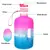QuiFit 3.78 L 2.2 L 1.3 L 128oz Галлонная Бутылка Воды с Соломой Мотивационный и Временной Маркер ТРЕНАЖЕРНЫЙ ЗАЛ Питьевой Кувшин BPA Free Sports Outdoor