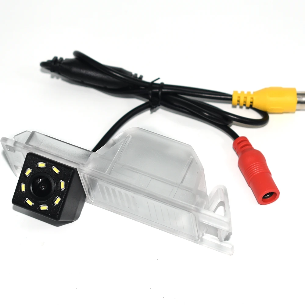 8-LED ZJCGO CCD камера заднего вида для парковки ночного видения для Opel Vauxhall Astra Tigra Vectra Combo Insignia Corsa - Название цвета: 8-LED
