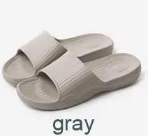 Новинка года; xiaomi posee; домашние летние массажные Нескользящие мужские сандалии и шлепанцы для ванной; большие размеры - Цвет: grey 290