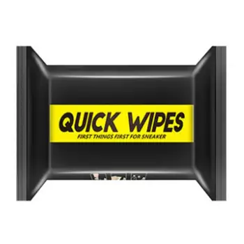 

12pcs/Bag Disposable Wet Wipes Paper Compact and Portable Carry Convenient White Shoes Decontamination Cleaning Tools