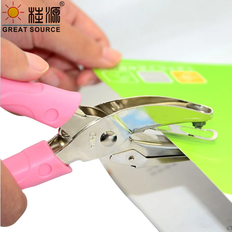 

Manual Hole-Punch Device Shaped Hole Punch Device For Paper Card Punch Single Hole(12PCS)