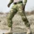 Военные Тактические Брюки Мужчины Камуфляж Панталоны Лягушка Брюки-Карго Наколенники Рабочие Брюки Армия Охотник SWAT Боевые Брюки